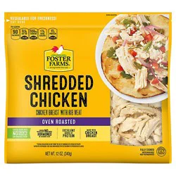 Foster Farms Shredded Chicken Breast - 12 Oz