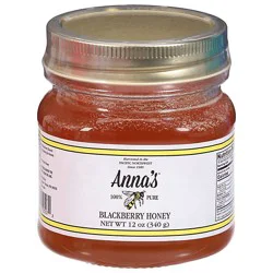 Annas Gourmet Honey Blackberry Masn Jar - 12 Oz