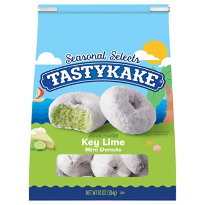 slide 1 of 1, Tastykake Key Lime Bag Mini Donuts Summer Edition - 10 Oz, 10 oz