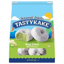 Tastykake Key Lime Bag Mini Donuts Summer Edition - 10 Oz
