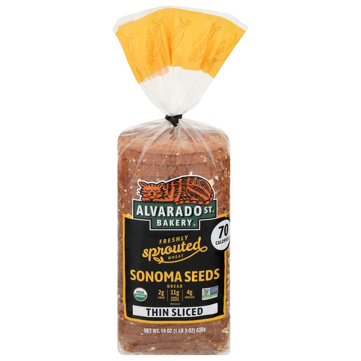slide 11 of 12, Alvarado Street Bakery Sprouted Sonoma Seeds Thin Sliced Bread - 19 Oz, 19 oz