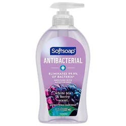 Softsoap Antibacterial Liquid Hand Soap Pump White Tea And Berry - 11.25 Fl. Oz.