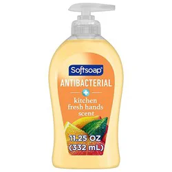 Softsoap Antibacterial Liquid Hand Soap Pump Kitchen Fresh Hands - 11.25 Fl. Oz.