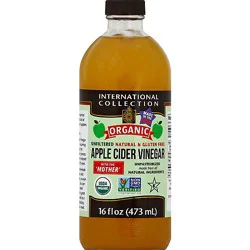 International Collection Organic Apple Cider Vinegar With The Mother - 16 Fl. Oz.