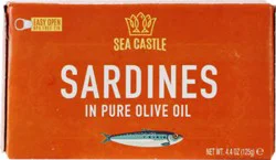 Sea Castle Sardine Olive Oil - 4.37 Oz