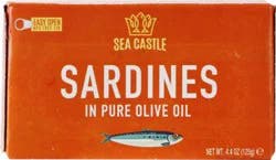 Sea Castle Sardine Olive Oil - 4.37 Oz