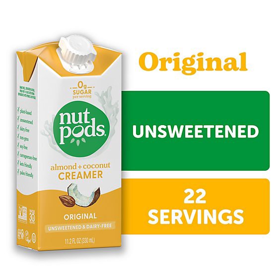 slide 1 of 1, Nutpods Creamer Dairy-Free Unsweetened Original - 11.2 Fl. Oz., 11.2 fl oz