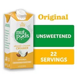 Nutpods Creamer Dairy-Free Unsweetened Original - 11.2 Fl. Oz.