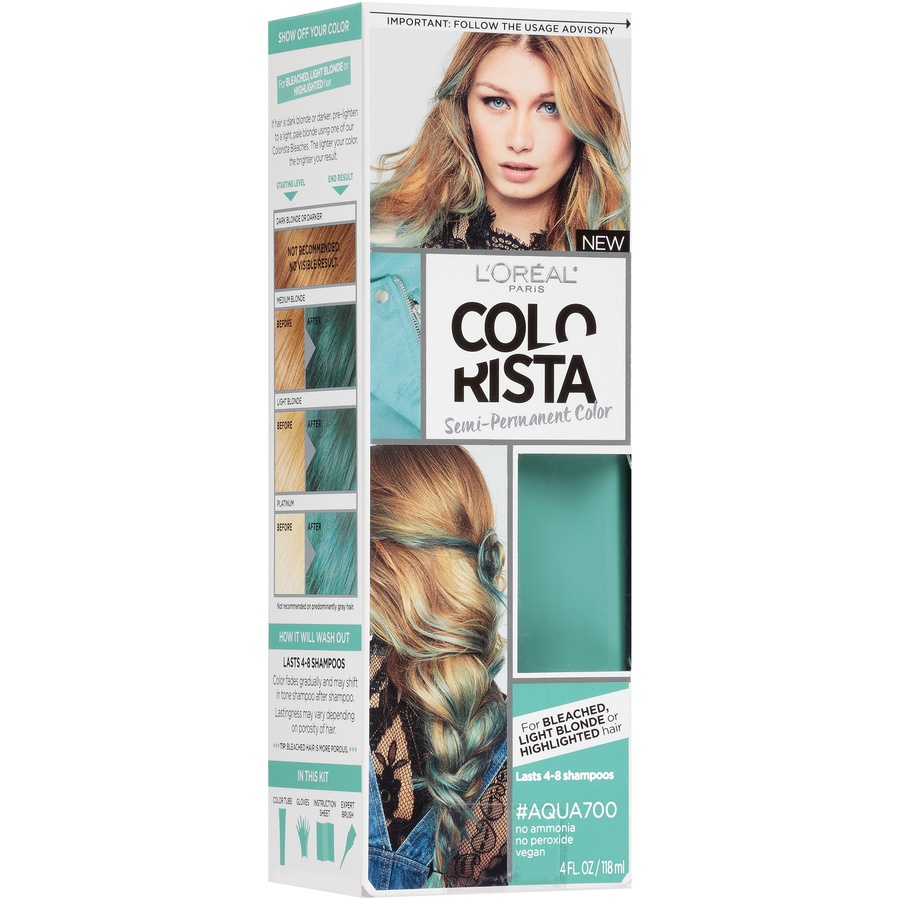 slide 3 of 8, L'Oréal Paris Colorista Semi-Permanent For Brunette Hair Burgundy20, 4 fl oz