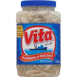 Vita Herring Party Snk Wine Sc - 32 Oz