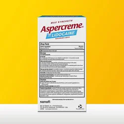 Aspercreme Pain Relieving Liquid Maximum Strength With 4% Lidocaine Odor Free - 2.5 Fl. Oz.