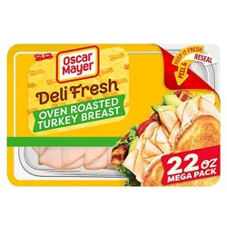 Oscar Mayer Deli Fresh Oven Roasted Sliced Turkey Breast Deli Lunch Meat - 22 Oz