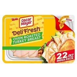 Oscar Mayer Deli Fresh Oven Roasted Sliced Turkey Breast Deli Lunch Meat - 22 Oz