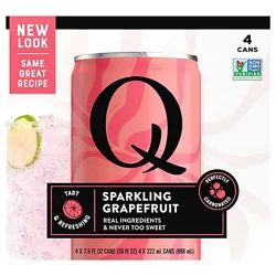 Q Mixers Premium Sparkling Grapefruit - 4 - 7.5 Oz