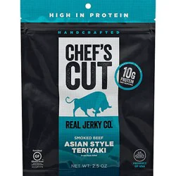 Chefs Cut Real Jerky Co. Real Steak Jerky Asian Style Teriyaki - 2.5 Oz
