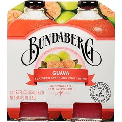 Bundaberg Beverage Non Alcoholic Sparkling Fruit Drink Guava - 4-12.7 Fl. Oz.