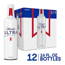 Michelob Ultra Superior Light American Lager Beer In Bottles - 12 - 16 Fl. Oz.