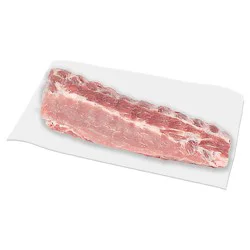 Pork Loin Back Ribs Prev Frozen Service Case - 3.25 Lb