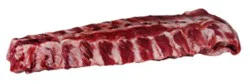 Service Counter Previously Frozen Pork Loin Back Ribs - 3.25 Lb