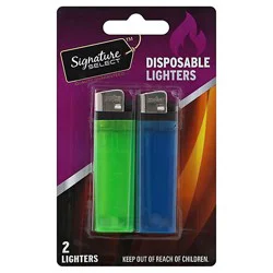 Signature Select Disposable Lighter - 2 Count
