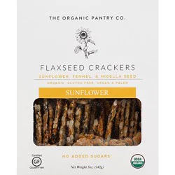 The Organic Pantry Co Sunflower Flaxseed Crackers - 5 Oz