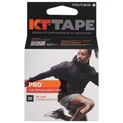 Kt Tape Pro Beige - 20 Count