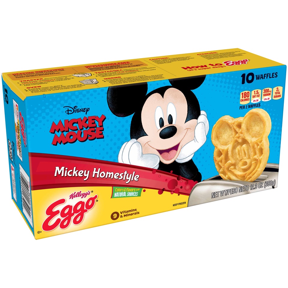 slide 3 of 8, Eggo Homestyle Frozen Mini Waffles, 12.3 oz