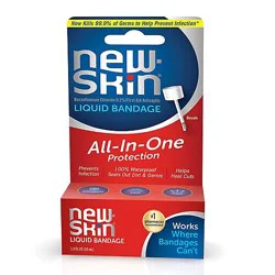 New Skin Bandage Liquid Peg Card Box - Each