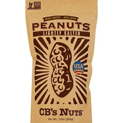 Cbs Nuts Lightly Salted Peanuts - 12 Oz