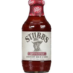 Stubb's Dr Pepper Barbecue Sauce - 18 Oz