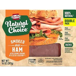 Hormel Natural Choice Double Pack Smoked Ham - 14 Oz
