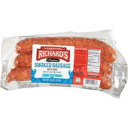 Richards Pure Pork Sausage - 1 Lb