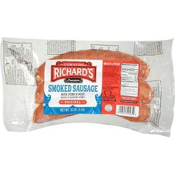 Richards Pork And Beef Sausage - 1 Lb