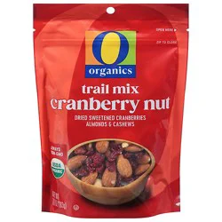 O Organics Trail Mix Cranberry Pouch - 10 Oz