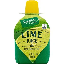 Signature Select/farms Lime Juice Squeezze - 4 Fl. Oz.