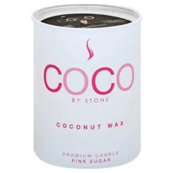 Coconut Candle 11oz Pink Sugar - 11 Oz