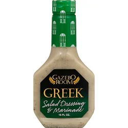 Gazebo Room Greek Salad Dressing & Marinade - 16 Fl. Oz.