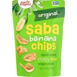 Sun Tropics Original Saba Banana Chips - 6 Oz