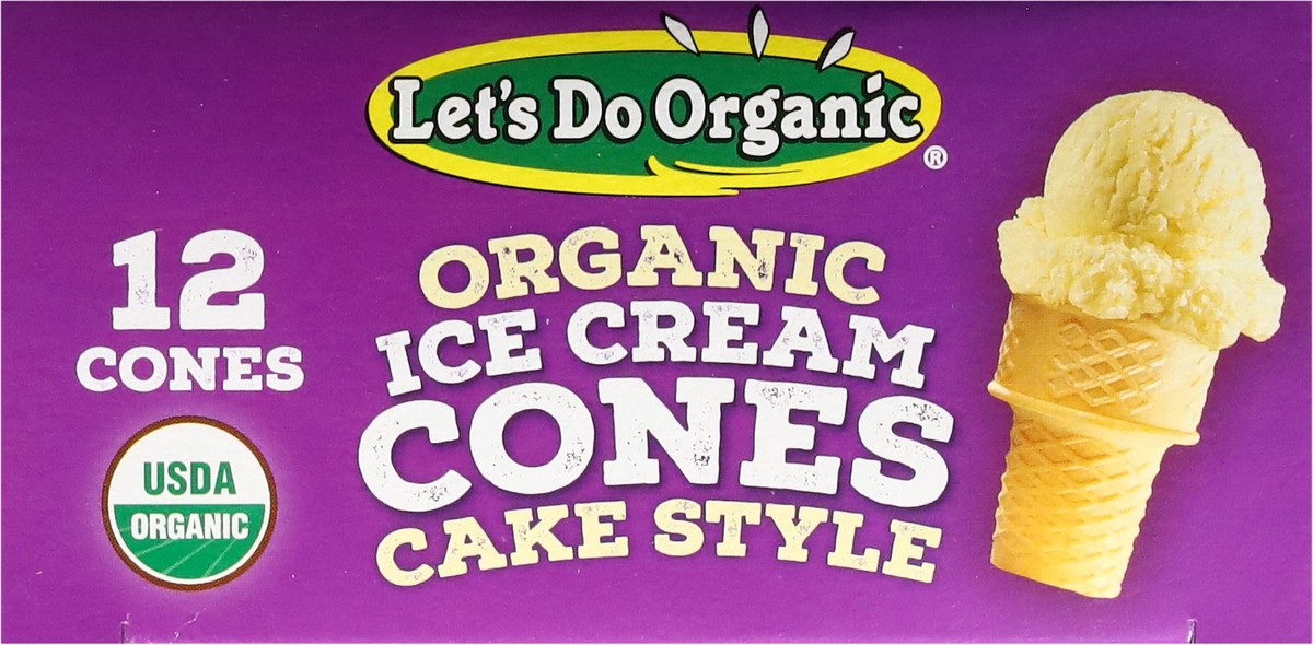 slide 14 of 16, Lets Do Ice Cream Cones Organic 12 Count - 1.2 Oz, 1.2 oz