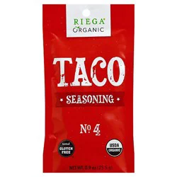 Riega Taco Seasoning Orgnc Gluten Free - .9 Oz