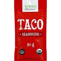 Riega Taco Seasoning Orgnc Gluten Free - .9 Oz