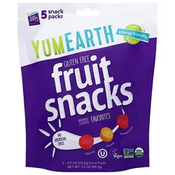 Yummyearth Fruit Snck 5ct - 3.5 Oz