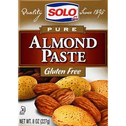 Solo Almond Paste Pure - 8 Oz