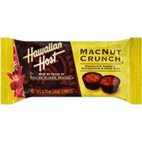 Hawaiian Host Mac Nut Crunch Chocolate Covered 2 Pieces Clsc Orignal - .70 Oz
