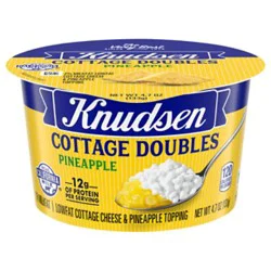 Knudsen Cottage Cheese Double Pineapple - 4.7 Oz