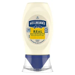 Hellmanns Mayonnaise Real Squeeze Bottle - 5.5 Oz