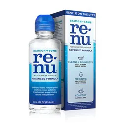 Renu Advanced Formula Multipurpose Soft Contact Lens Cleaner Solution - 4 Fl. Oz.