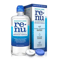 Renu Contact Lens Solution Advanced Formula Multipurpose Soft Lens Cleaner - 12 Fl. Oz.