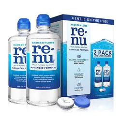 Renu Advanced Formula Multipurpose Soft Contact Lens And Case Cleaner Solution - 2-12 Fl. Oz.