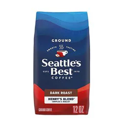 Seattles Best Coffee Coffee Ground Medium Roast Henrys Blend - 12 Oz